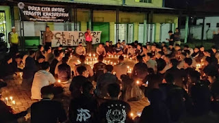 Trunojoyo Mania - Polres dan Suporter Sampang Bersatu Doakan Korban Tragedi Kanjuruhan