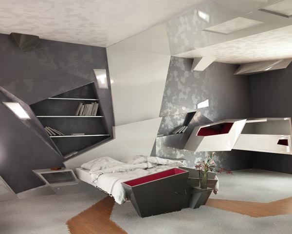 Futuristic Modern Apartment Interior Design