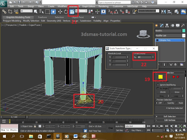 Cara membuat kursi di 3d max