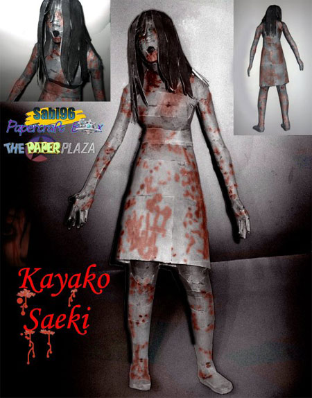 The Grudge Kayako Saeki Paper Model