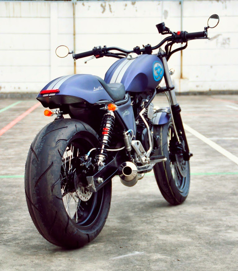 Yamaha Scorpio  Cafe  Racer  by Studio way2speed