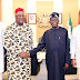 Bola Tinubu Hosts Hope Uzodinm And Francis Nwifuru At Presidential Villa Abuja 
