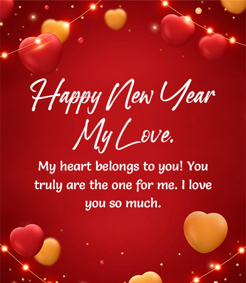Romantic New Year 2024 Wishes For Love
