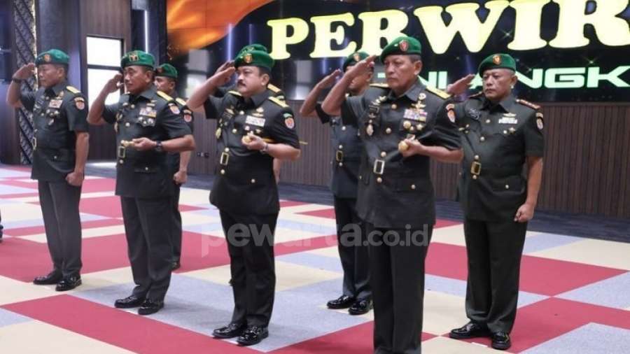 KSAD Dudung Pimpin Sertijab Terhadap 4 Jabatan Strategis