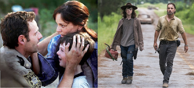 The Walking Dead, 1st & last episode with Carl Grimes