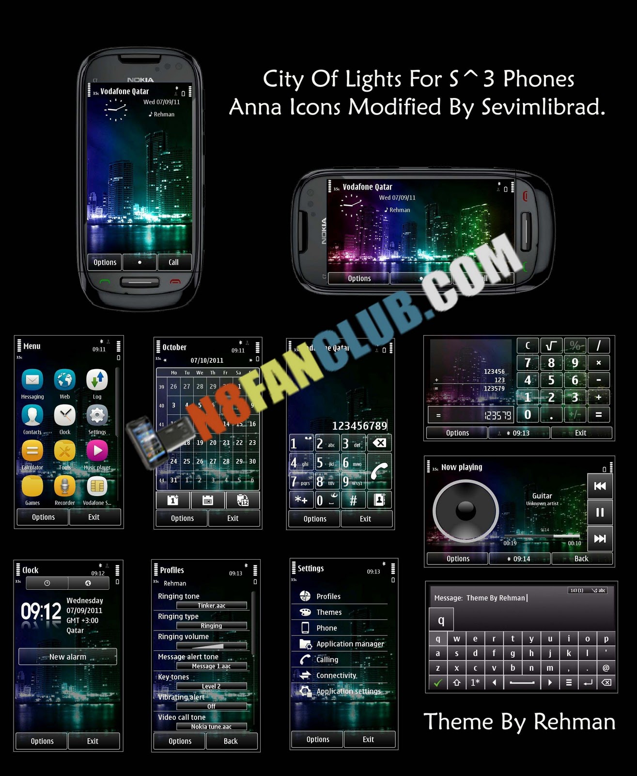 City Of Neon Lights - Nokia 700 / 701 / 603 / C7 / N8 / E7 / C6-01 - S ...