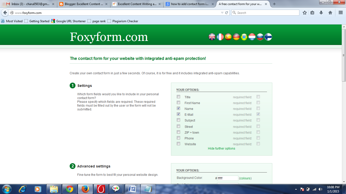 how to add contact form on blogger page, How to install contact form on blogger page