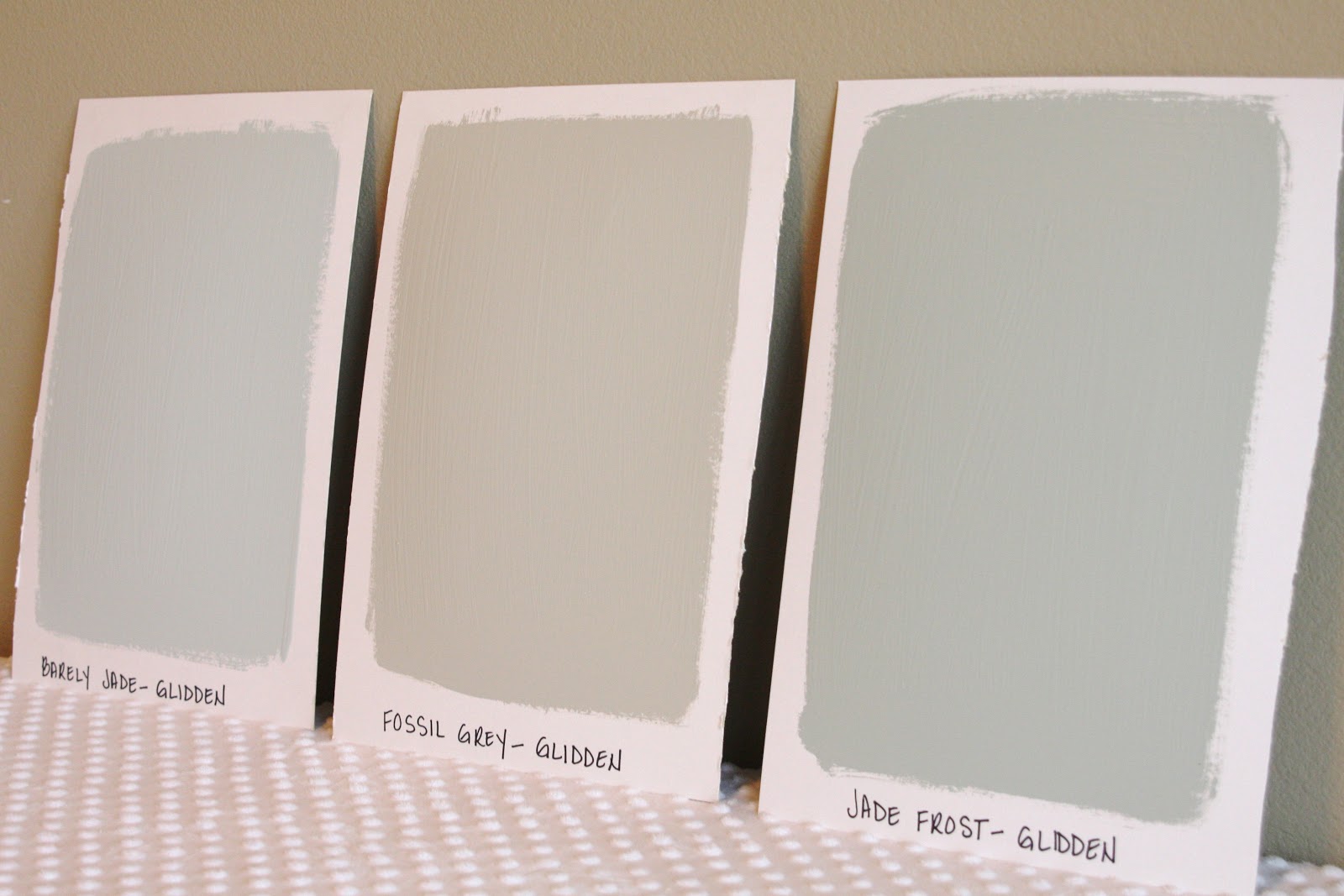 Oversized Paint Samples Simply Organized