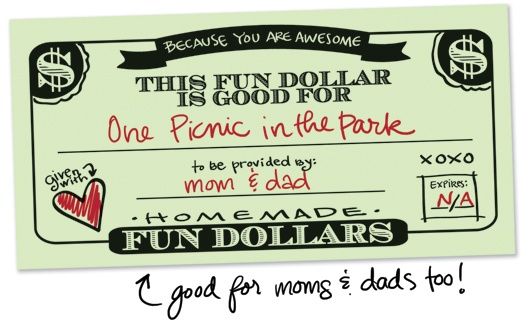 You will have lots of fun games with this printable fun dollar on parents day.