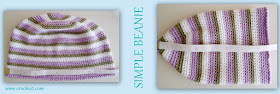 how to crochet a simple beanie, beanies, hats, photo tutorial,
