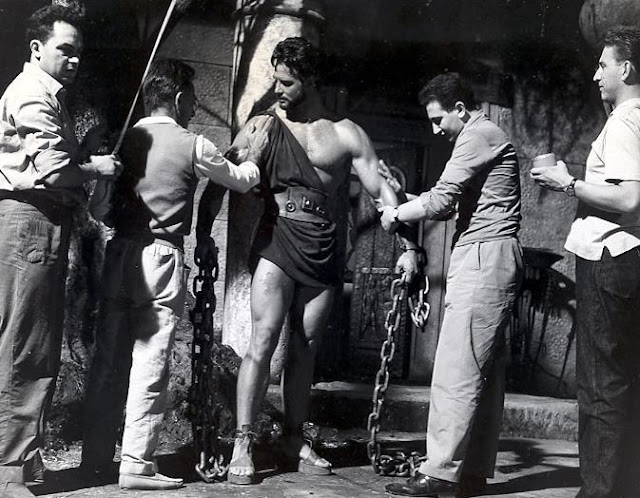 Fotografías del rodaje de Hércules - 1958