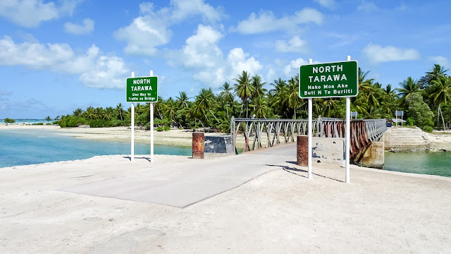 Bridge that connects to South Tarawa