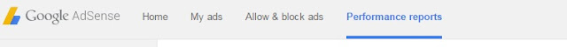 performance report google adsense