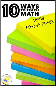 Discover 10 ways to teach math using post it notes