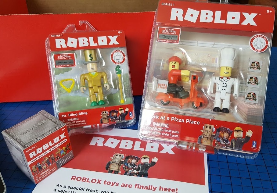 The Brick Castle Roblox Toys Series 1 From Jazwares Review Age 6 - work at a pizza place roblox toy