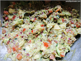 Guacamole para Rellenar los Rollitos