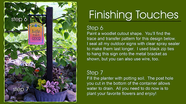 Sign In with a DIY garden signpost project from Annie Lang because Annie Things Possible when you make it yourself!