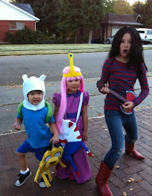 DIY Adventure Time Kids Halloween Costumes