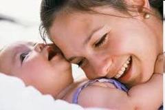 baby and mom