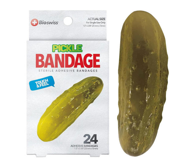 Unleash Your Inner Pickle Power: Bandaging Booboos with Zest!