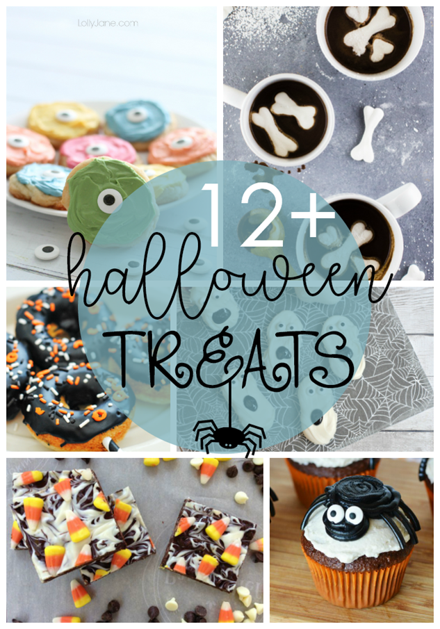 12  Halloween Treats  at GingerSnapCrafts.com #halloween #treats
