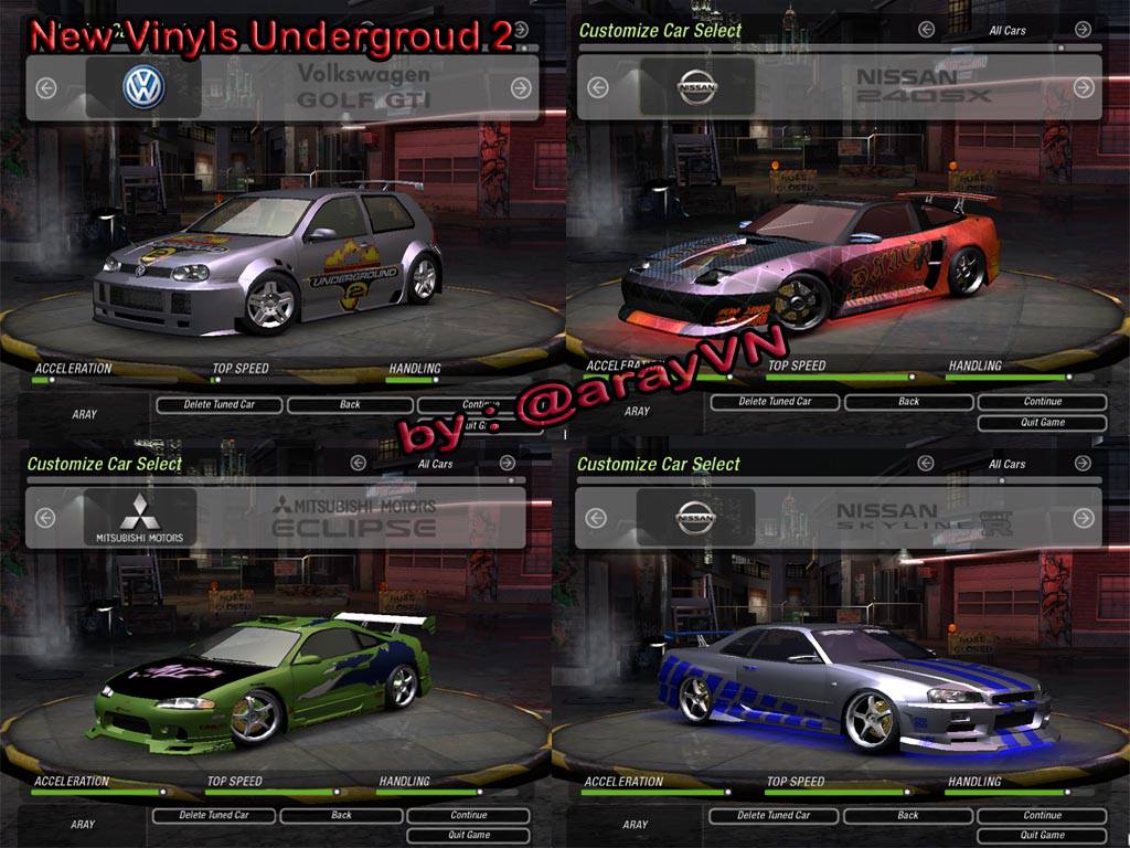 Need For Speed Underground 2 Full Version Cara Memasang Vinyls