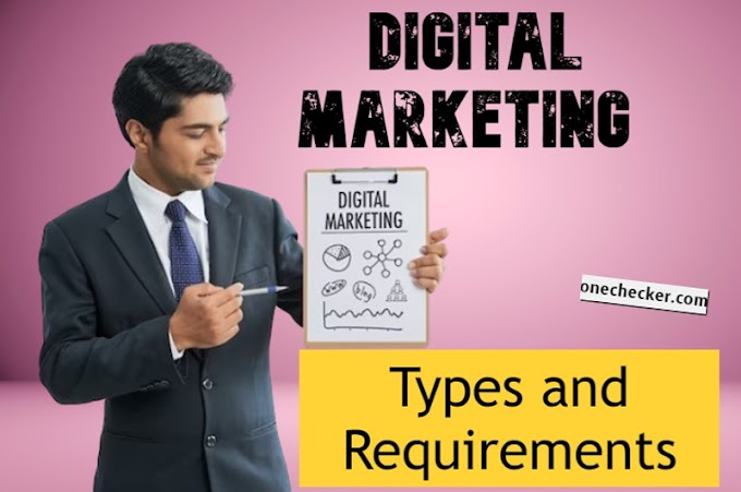 Digital Marketing - Types and Requirements