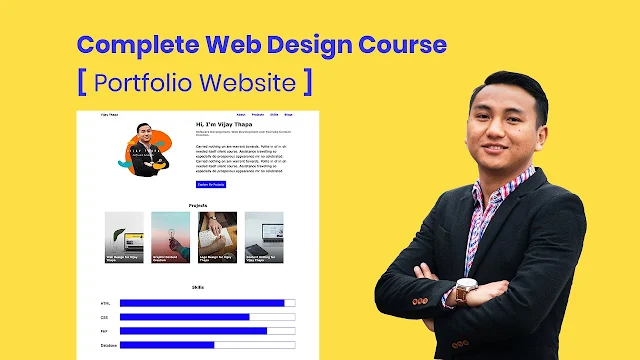 Portfolio Website Design Course by Vijay Thapa