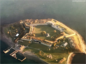 Foto desde el Aire de Georges Island: Fort Warren