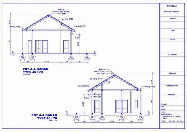 NEW DESAIN RUMAH  TINGGAL DWG