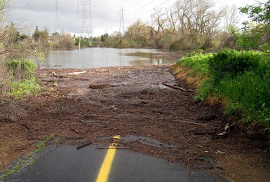 Bike trail ends here