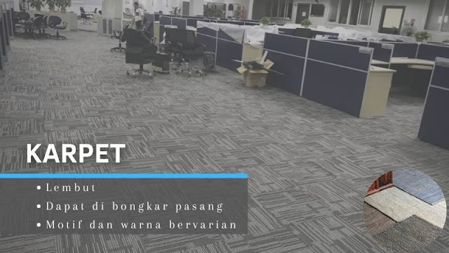 Jenis lantai berkualitas baik untuk kantor