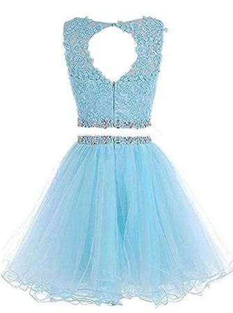 Amazon Short Prom Dresses 2 Piece A Line