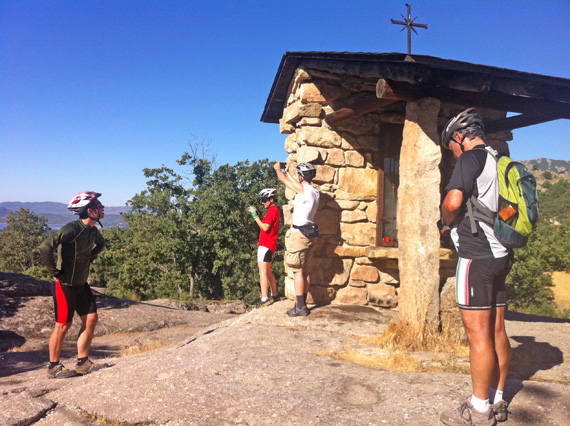 Ruta en bici por la Hoya de San Blas, julio 2012