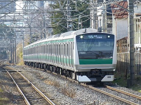 りんかい線　埼京線直通　通勤快速　川越行き3　E233系