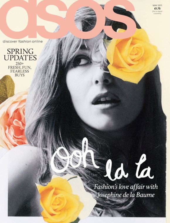 Parisian actress singer model Josephine de la Baume for ASOS magazine