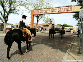 Vaqueros en Fort Worth Stockyards, Texas