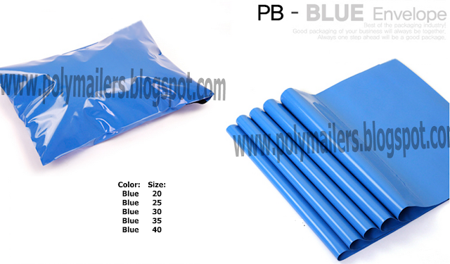 Blue Poly Mailers