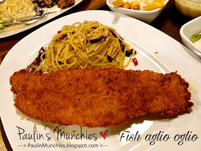 Paulin's Muchies - Hungry Jack at Cookhouse JEM - Fish aglio aglio