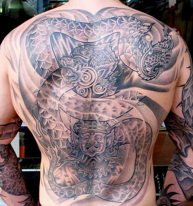 japanese tiger tattoo meaning. full japanese tattoo, japanese