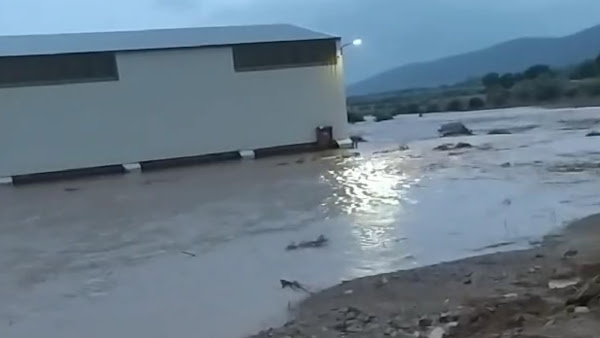 Πλημμύρισε το εργοστάσιο Unipack Hellas