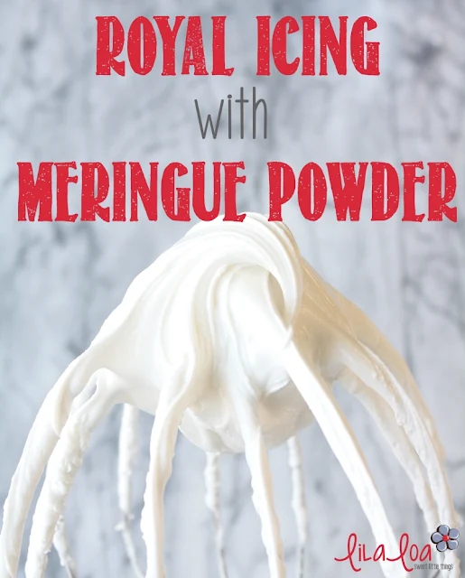 Simple recipe for creamy royal icing using meringue powder