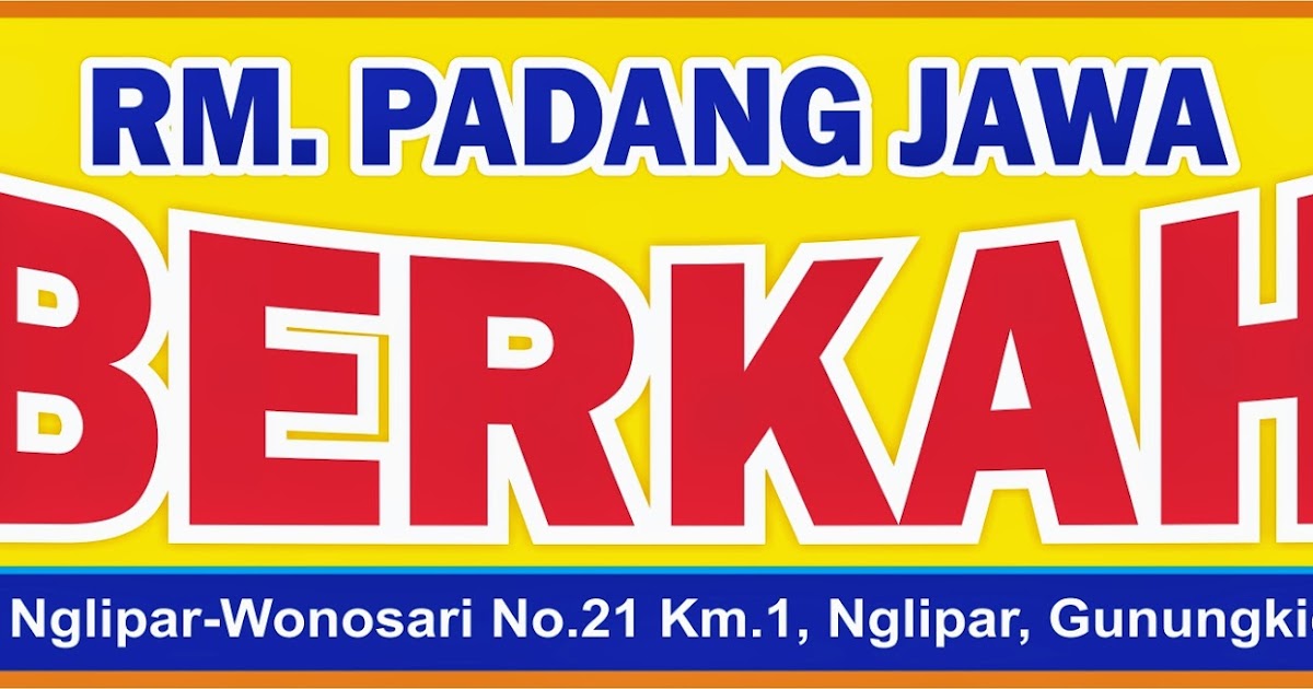 Contoh Banner  Masakan  Padang  desain  spanduk keren