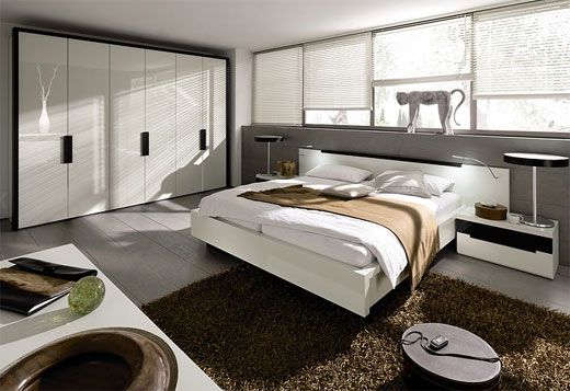 Modern interior decoration bedroom contemporary style luxury bed-4