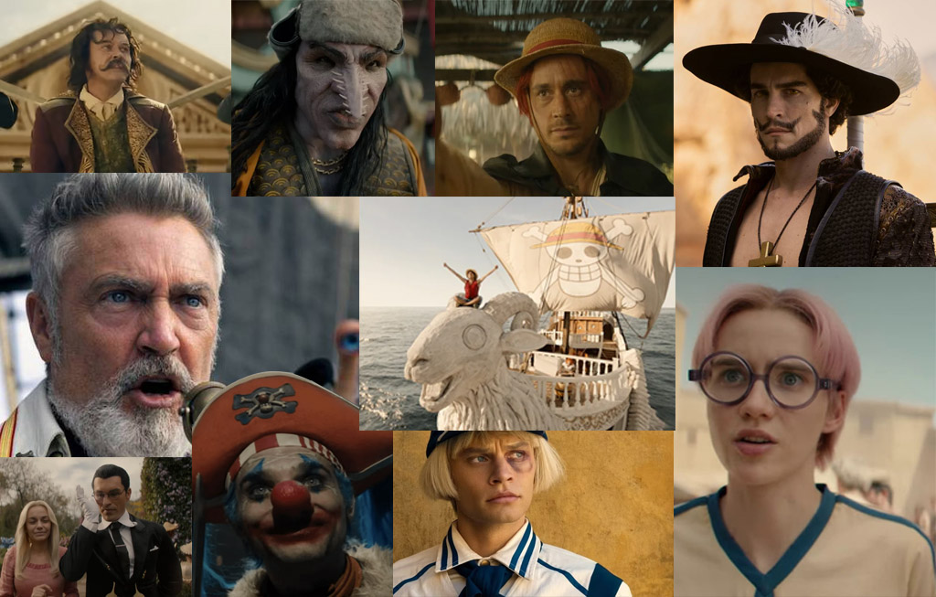 One Piece Live Action Is A Must-Watch!, One Piece Live Action supporting cast gold roger garp shanks arlong mihawk buggy helmeppo kaya coby, One Piece Live Action 