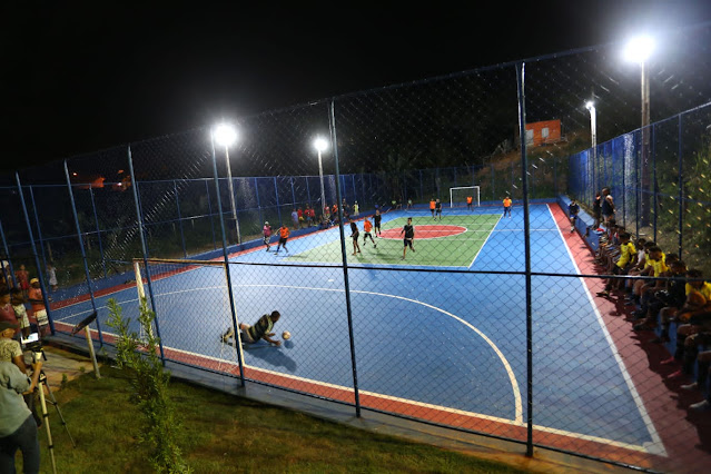 Prefeitura de Santo Antônio de Jesus realizou reinauguração da quadra poliesportiva do Bairro Santa Madalena