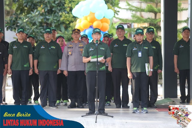 BPS Kabupaten Lampung Barat menggelar Apel Siaga Sensus Pertanian 2023