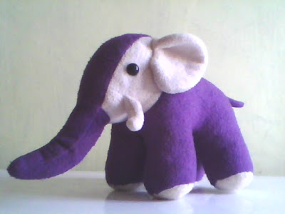  Boneka  Gajah  Lucu Bundakata