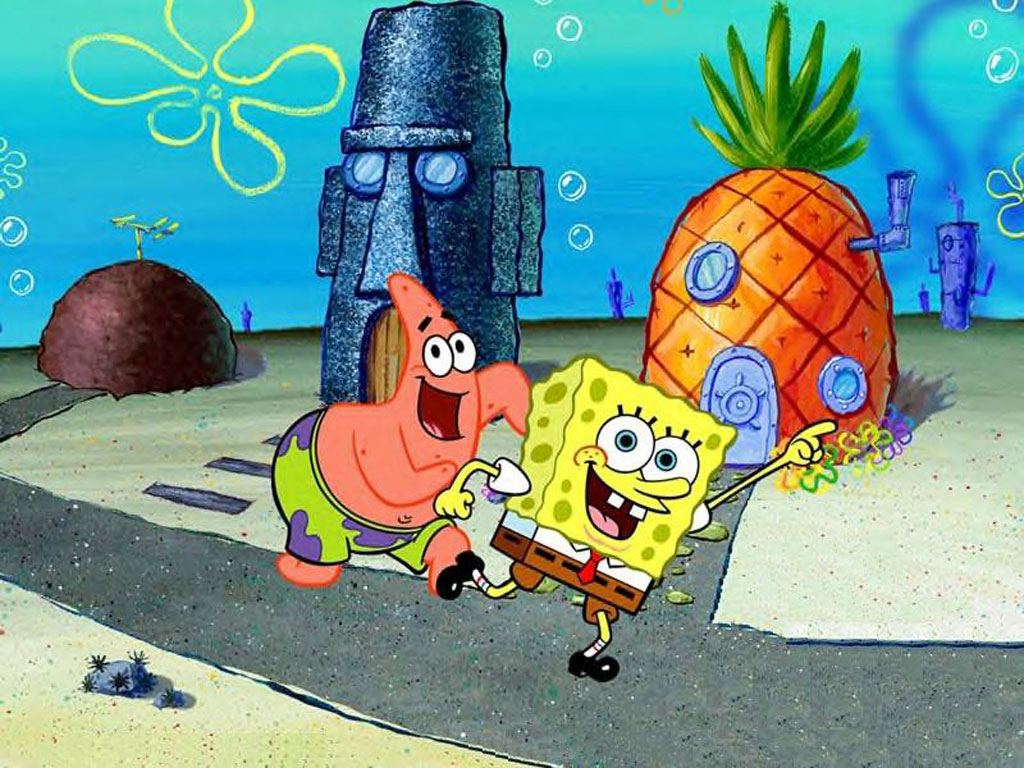 Kopi Hangat Kumpulan Gambar  SpongeBob  SquarePants dan 