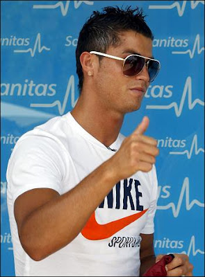 Spikey Hairstyle Of Cristiano Ronaldo